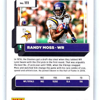 Randy Moss 2022 Panini Donruss Series Mint Card #111