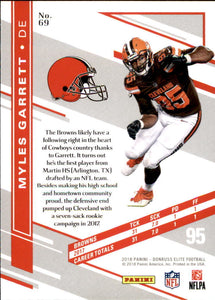 Myles Garrett 2018 Donruss Elite Series Mint Card #69