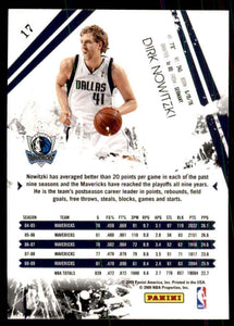 Dirk Nowitzki 2009 2010 Panini Rookies & Stars Longevity Series Mint Card #17