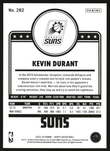 Kevin Durant 2023 2024 Panini NBA Hoops Tribute Blue Series Mint Card #282