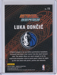 Luka Doncic 2023 2024 Panini Donruss Retro Series Mint Card #15
