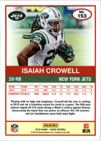 Isaiah Crowell 2019 Panini Score SCORECARD Series Mint Card #153
