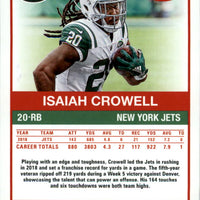 Isaiah Crowell 2019 Panini Score SCORECARD Series Mint Card #153