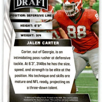 Jalen Carter 2023 Leaf Draft Series Mint Card #52