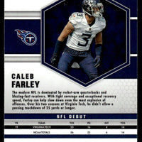 Caleb Farley 2021 Panini Mosaic Pink Prizm Series Mint Rookie Card #258