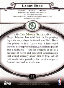 Larry Bird 2008 2009 Topps Treasury Series Mint Card #92