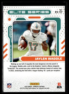 Jaylen Waddle 2023 Panini Donruss The Elite Series Series Card #ES-12