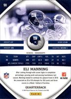 Eli Manning 2010 Panini Gridiron Gear Series Mint Card #98
