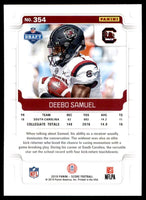 Deebo Samuel 2019 Panini Score Series Mint Rookie Card #354
