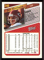 Joe Montana 1993 Topps Series Mint Card #340
