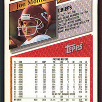 Joe Montana 1993 Topps Series Mint Card #340