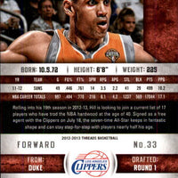 Grant Hill 2012 2013 Panini Threads Mint Series Card #117