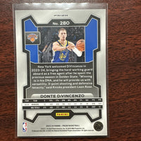 Donte DiVincenzo 2023 2024 Panini Prizm Series Mint Card #280
