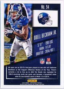 Odell Beckham Jr. 2015 Panini Contenders Series Mint Card #94