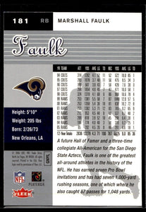 Marshall Faulk 2006 Fleer Ultra Series Mint Card #181