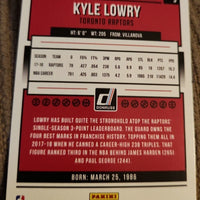 Kyle Lowry 2018 2019 Panini Donruss Holo Orange Laser Series Mint Card #3