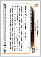 Pete Alonso 2022 Topps Update MLB All-Star Game Series Mint Card  #ASG-30
