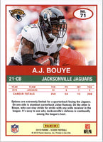 A.J. Bouye 2019 Score GOLD Series Mint Card #71
