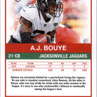 A.J. Bouye 2019 Score GOLD Series Mint Card #71