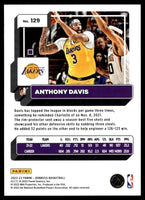 Anthony Davis 2022 2023 Panini Donruss Mint Card #129
