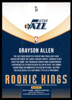 Grayson Allen 2018 2019 Panini Donruss Rookie Kings Series Mint Card #30
