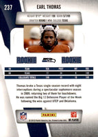 Earl Thomas 2010 Panini Prestige Series Mint ROOKIE Card #237
