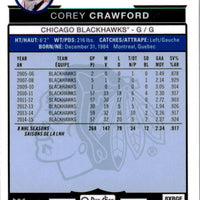 Corey Crawford 2015 2016 O-Pee-Chee Platinum Card #3