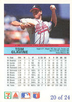 Tom Glavine 1992 Fleer 7-11/Citgo Performers Series Mint Card #20
