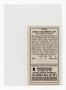 Joba Chamberlain 2008 Topps Heritage T205 Mini Series Mint Card #HTCP9