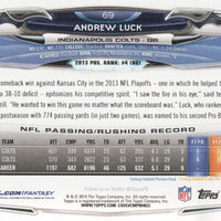 Andrew Luck 2014 Topps Series Mint Card #69