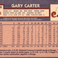 Gary Carter 1984 O-Pee-Chee Series Mint Card #366