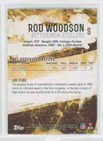 Rod Woodson 2014 Topps Fire Series Mint Card #5
