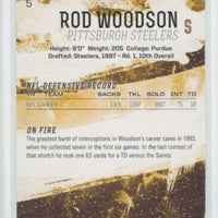 Rod Woodson 2014 Topps Fire Series Mint Card #5