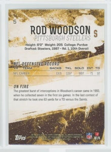 Rod Woodson 2014 Topps Fire Series Mint Card #5