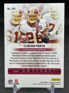 Clinton Portis 2023 Panini Prestige Xtra Points Diamond Series Mint Card #299