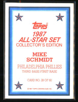 Mike Schmidt 1987 Topps All-Star Collector's Edition Mint Card #28
