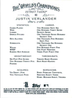 Justin Verlander 2014 Topps Allen and Ginter Series Mint Card #80
