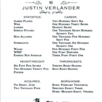 Justin Verlander 2014 Topps Allen and Ginter Series Mint Card #80