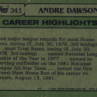 Andre Dawson 1982 Topps All-Star Series Mint Card #341