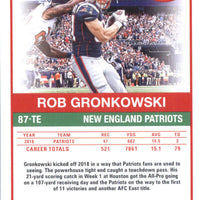 Rob Gronkowski 2019 Panini Score Series Mint Card #148