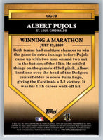 Albert Pujols 2012 Topps Golden Greats Series Mint Card #GG70
