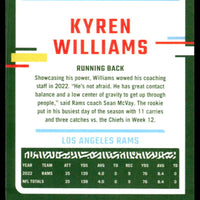 Kyren Williams 2023 Panini Donruss Series Mint Card #167