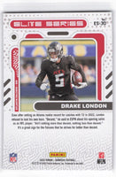 Drake London 2023 Panini Donruss The Elite Series Series Card #ES-30
