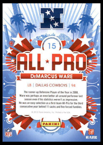 DeMarcus Ware 2010 Score All Pro Series Mint Card #15