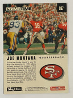 Joe Montana 1992 Skybox Primetime Sweet Sixteen Series Mint Card #067
