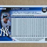 Derek Jeter 2010 Topps Chrome Series Mint Card  #165