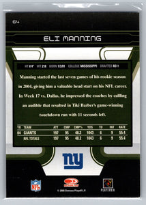 Eli Manning 2005 Donruss Zenith Series Mint 2nd Year Card #64