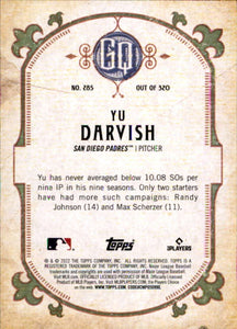 Yu Darvish 2022 Topps Gypsy Queen Card #285