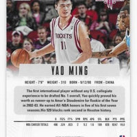 Yao Ming 2012 2013 Panini Prizm Series Mint Card #198  First Year Of Prizm