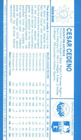 Cesar Cedeno 1980 Kellogg's Cereal 3D Mint Card #36
